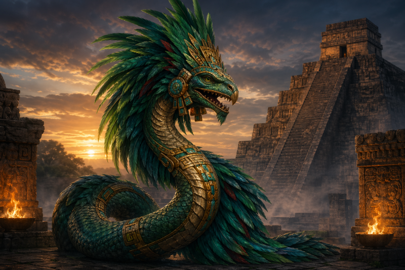 Datei:Quetzalcoatl-Kuenstlerische-Darstellung.png