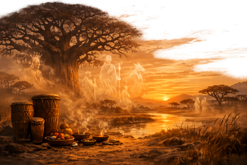 Datei:Afrikanische-Mythologien-Kuenstlerische-Darstellung.png